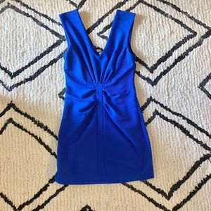 Express blue mini dress